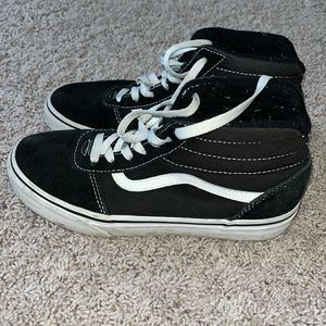 Black high top vans